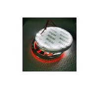 Distintivo rosso 5D per lampada con logo VW da 11 cm, fanale posteriore a LED con logo VW 5D per VW