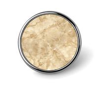 Distintivo rotondo in marmo beige chiaro personalizzato in metallo distintivo distintivo adatto per abbigliamento borse cappello spilla stampata umoristica distintivo decorazioni per feste accessori
