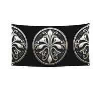 Distintivo rotondo per eventi sfondo banner decorazione festa perfetto per feste e celebrazioni 180 x 90 cm