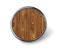 Distintivo rotondo strutturato con venature del legno Distintivo personalizzato in metallo da bavero Distintivi Fit Abbigliamento Borse Cappello Spilla stampata umoristica Distintivo Decorazioni per