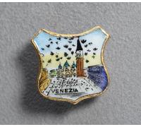 Distintivo smaltato spilla Venezia Veneto souvenir vintage