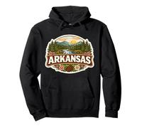 Distintivo Souvenir con Orgoglio dello Stato dell'Arkansas Felpa con Cappuccio