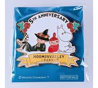 Distintivo spilla Snufkin Little My Moomintroll Moomin Valley Park 5° anniver...