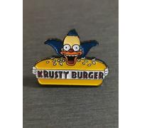 Distintivo THE SIMPSONS KRUSTY BURGER homer Bart Marge Lisa nuovo di alta qua...