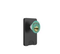 Distintivo vintage retrò del Parco nazionale dei ghiacciai del Montana Mountains PopSockets PopWallet per MagSafe