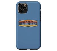 Distintivo vintage retrò di New Orleans, design pulito e Custodia per iPhone 11 Pro