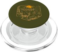 Distintivo xilografia della fauna selvatica PopSockets PopGrip per MagSafe