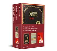 Distopías maestras (pack con: 1984 de Orwell | Un mundo feliz de Huxley | Fahrenheit 451 de Bradbury)