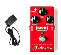 Distorsione MXR M78 Custom Badass '78 con alimentatore 9V