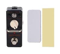 Distorsore chitarra elettrica pedale in metallo nero, mini size con 2 modalità classiche - alto livello di distorsione e controllo per musicisti e appassionati rock