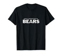 Distracted By Bears Maglietta Papa Daddy Chub Chaser Gay Pride Maglietta