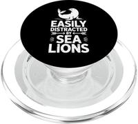 Distracted By Sea Lions Divertente Leone Marino PopSockets PopGrip per MagSafe