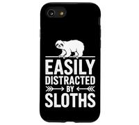 Distratto dai bradipi divertente bradipo Custodia per iPhone SE (2020) / 7/8