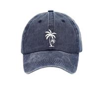Distressed Baseball Cap Papà Cappelli per Uomo Donna Cotone Lavato Trucker Cappello Regolabile Profilo Caps Personalizzato Baseball Caps, Marina Militare, Taglia unica