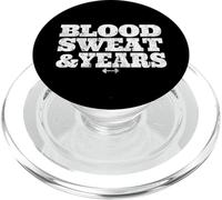 Distressed clasic Blood, Sweat and Years sollevamento pesi Papà PopSockets PopGrip per MagSafe