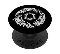 Distressed Crimson Desert Symbol Of Pywel Design For Gamers PopSockets PopGrip Adesivo