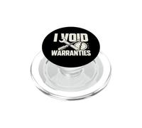 Distressed DIY Meccanico Garage Humor I Void Garanzie PopSockets PopGrip per MagSafe
