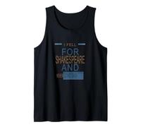 Distressed Fell Shakespeare Non Si è mai guardato Indietro Meme umoristico Canotta