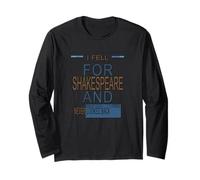 Distressed Fell Shakespeare Non Si è mai guardato Indietro Meme umoristico Maglia a Manica
