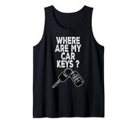 Distressed Funny Friends, Where Are My Car Keys? Canotta