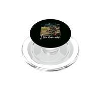 Distressed I Live Here Now SLOTH Baseball animale carino PopSockets PopGrip per MagSafe