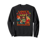 Distressed Love's Labours Lost Shakespeare Titolo Umoristico Felpa