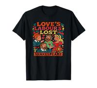 Distressed Love's Labours Lost Shakespeare Titolo Umoristico Maglietta