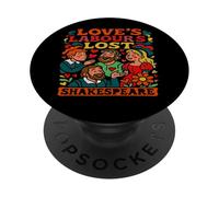 Distressed Love's Labours Lost Shakespeare Titolo Umoristico PopSockets PopGrip Adesivo