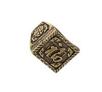 Distressed metallo ricchezza carattere anelli fatti a mano gioielli in ottone per collezionisti di antiquariato e retrò moda uomo usura uomo ottone fatto a mano, come descritto, come descritto