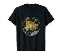 Distressed Missione Apollo 13 della NASA Maglietta, Uomo, Nero, XXL