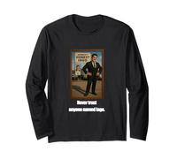 Distressed Never Trust Chiamato Iago Shakespeare Othello Play Maglia a Manica