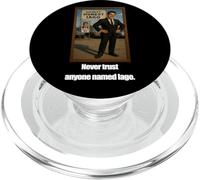 Distressed Never Trust chiamato Iago Shakespeare Othello Play PopSockets PopGrip per MagSafe