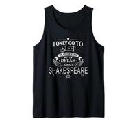 Distressed Only Sleep Order Dream About Shakespeare Slogan Canotta