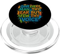 Distressed Polonio Consiglio Orecchio Voce Amleto Shakespeare Meme PopSockets PopGrip per MagSafe