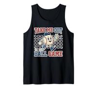 Distressed Take Me out To The Ball, Partita di Baseball retrò Canotta
