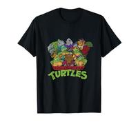 Distressed TMNT Tutti i Personaggi con Cattivi Maglietta