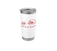 Distressed Yeah I'm Fine, Annegamento Skull, Tutto va bene Bicchiere termico in acciaio inox doppia parete
