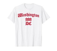 Distretto di Columbia Bandiera Washington DC Souvenir Uomo Donna Maglietta
