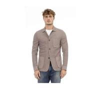DISTRETTO12, ,Jackets ,Uomo ,Beige ,S Blazer in Cotone Sartoriale con Revers a Lancia