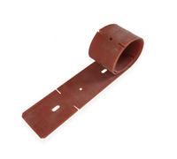 Distri+ - Paraspruzzi anteriori in gomma PARA rosso per lavatrice/GHIBLI RAPID 15 M 38 BC - 561 x 49 x 2 mm - 39007700