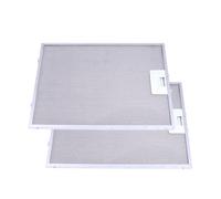 Distri+ - Set di 2 filtri in metallo antigrasso per cappa compatibile con AEG, Electrolux, Faure... Alternativa per riferimenti originali 80877665/4055467700... Dimensioni: 343 x 285 mm