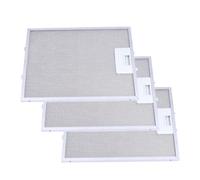 Distri+ - Set di 3 filtri in metallo antigrasso per cappa compatibile con AEG, Electrolux, Whirlpool... 4055101671, 50253565001, GF01QB... Dimensioni: 231 x 276 mm