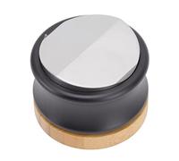 Distribuitore Caffè Doppia Testa in Acciaio Inossidabile 58,5mm con Base in - Livellatore Regolabile per Dose Perfetta e Compatta, Strumento Essenziale per Baristi e Amant (53MM)