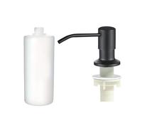 Distributeur de savon liquide pour évier - Flacon de 350 ml/500 ml, réservoir rotatif, accessoire de cuisine pratique pour laver la vaisselle, les mains et les ustensiles. Facile d'utilisatio