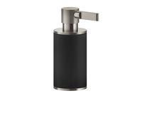 Distributeur de savon sur pied Gessi Inciso, récipient noir mat, 58538149, 58538149, Colorazione: Ottica Finox