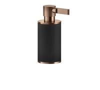 Distributeur de savon sur pied Gessi Inciso, récipient noir mat, 58538708, 58538708, Colorazione: Rame spazzolato PVD