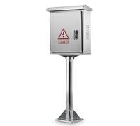 Distribution Boxstainless Steel Electrical Enclosure Box, Weatherproof Junction Box Floor-Standing Electrical Cabinet, Electrical Project Box With Mounting Plate, Meter B-Height 120cm-40×20×50cm