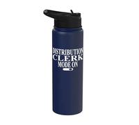 Distribution Clerk Apparel | Grande design divertente impiegati Stainless Steel Insulated Water Bottle