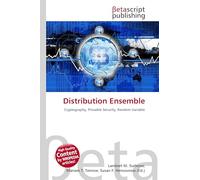 Distribution Ensemble: Cryptography, Provable Security, Random Variable