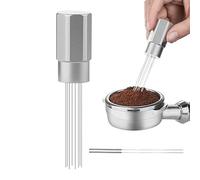 Distribution Tool, Distributor, 4.06x0.87x0.87 Inches Professional Whisk Stirrer with Magnetic Base, Coffee Stir Tools for Consistent Tamping, Portable Makers, Kids and Adults Use